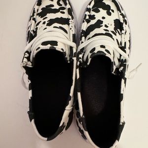 SHEIN Shoes Shein Style Hey Dudes Cow Print Size 7 See Description